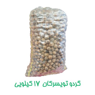 گردو با پوست تویسرکان 17 کیلویی